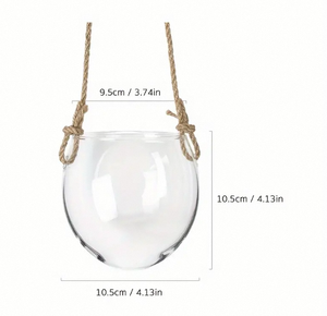 Großhandel Glas-Hänge-<span class=keywords><strong>Terrarium</strong></span> Vase <span class=keywords><strong>Terrarium</strong></span>-Glasbehälter Blumentöpfe für Sukkulenten Heim- und Gartendekoration - Product Image 6