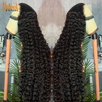 Peluca de Cabello Humano Liso Virgen Vietnamita, Peluca Frontal de Encaje Completo 13x4 Pre-Pluck, Peluca de Cabello Natural para Mujeres Negras