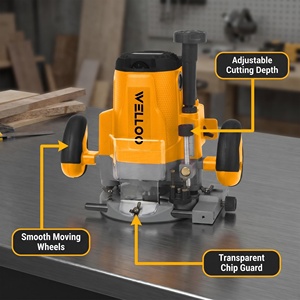 Routeur à bois électrique <span class=keywords><strong>manuel</strong></span> de qualité industrielle 2200w à vitesse variable, machine de traitement du bois portable - Product Image 2