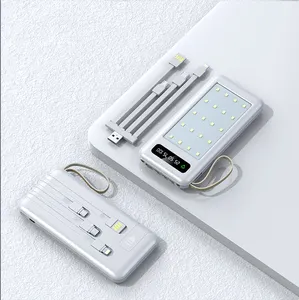 Power Bank 10000Mah Met Led Camping Lantaarn Oplaadbare Powerbank