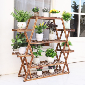 <span class=keywords><strong>Étagère</strong></span> à plantes de jardin 8 niveaux en bambou, support pour plantes en <span class=keywords><strong>bonsaï</strong></span>, <span class=keywords><strong>étagère</strong></span> à plantes en bois à plusieurs niveaux, support pour fleurs - Product Image 4