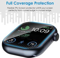 Protecteur d'écran de montre en film hydrogel souple transparent Hd TPU hydrogel pour Apple Watch Series