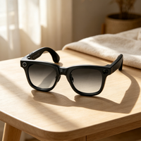 Lunettes intelligentes IA avec caméra HD 20MP, enregistrement vidéo, transmission Wi-Fi, traduction en temps réel, casque portable intelligent