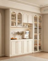 Französisches Massivholz-Modul-Sideboard mit Verstellbaren Regalen, Erhöhten Paneeltüren, Stabiler Konstruktion und Großer Kapazität - Wohnmöbel