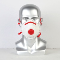 Masque facial anti-poussière FFP3 EN149, respirateur industriel jetable en forme de coupelle, masque FFP3 avec valve respiratoire