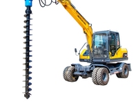 TD8000A TengDa Pompe de forage hydraulique pour vis de fondation, machine de forage de fondations photovoltaïques, pour pales de 6-8 pouces