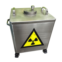 Conteneurs en plomb Protection contre les radiations Stockage de sources radioactives Baril Médicine nucléaire aux rayons X 10MMPB 20MMPB 30MMPB Boîtes en plomb