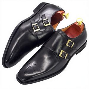 New Design Plus Size Men's Genuine Leather <b>Oxford</b> Loafers Buckle Strap <b>Dress</b> <b>Shoes</b> for Office & Career Dropshipping Wholesale - Product Image 2