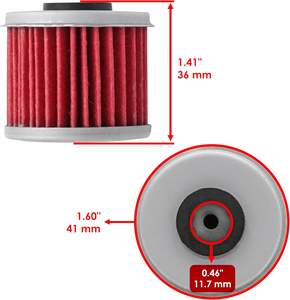 Filtro de Aceite para Honda CRF450 2002-25 / CRF250 04-25 / CRF150 07-25 15412-MEB-671 X5 - Product Image 4