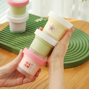 Vente en gros de <span class=keywords><strong>yaourt</strong></span> grec jetable <span class=keywords><strong>crème</strong></span> glacée en plastique givré PP 100ml tasse de qualité alimentaire bouteille gelée pouding conteneur tasse en plastique - Product Image 4