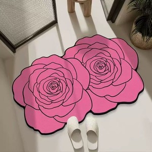 Luxury Design Machine Made Eco-friendly Non-Slip Shaped Water Absorbent Diatomite Floor Door Mat <strong>Rugs</strong> Carpet for Home Hotel - Product Image 2