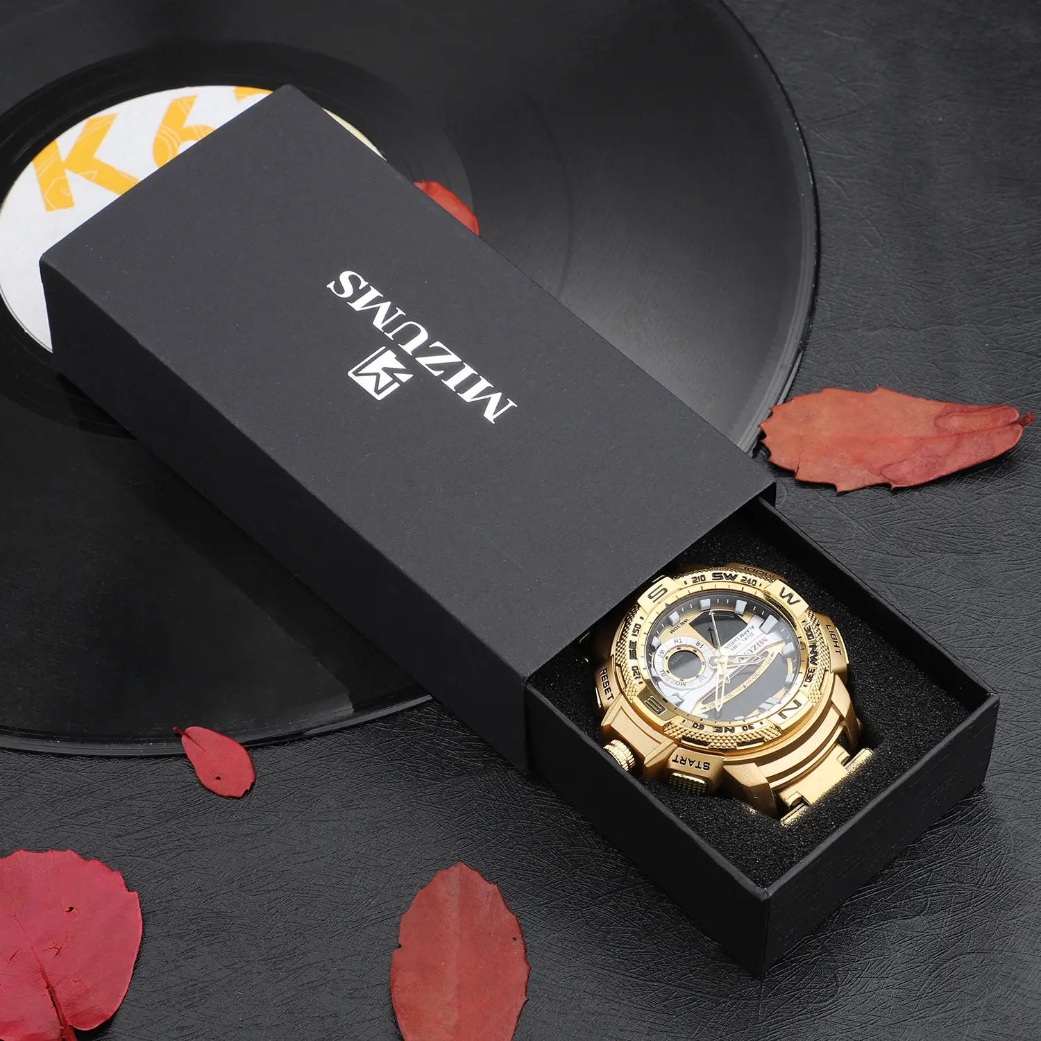 MIZUMS กล่องนาฬิกาที่มีคุณภาพสูงเดิมกล่องนาฬิกา,จะขายกับ MIZUMS นาฬิกา (ไม่ขายแยกต่างหาก) กล่องของขวัญ