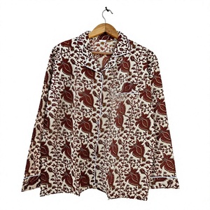 เสื้อเชิ้ตแขนยาวลายดอกไม้ผ้าฝ้ายสำหรับผู้ชาย สวมใส่สบาย ซักเครื่องได้ เหมาะสำหรับฤดูใบไม้ผลิ เป็นของขวัญสำหรับเธอ - Product Image 1