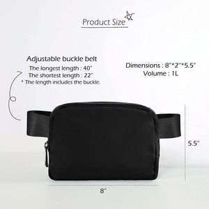 Custom Printed 1L Waist Bag Leopard Camo Fanny Pack Multi Color Belt Bag with Adjustable Strap for Fashion Retail Brand Merch - Product Image 2