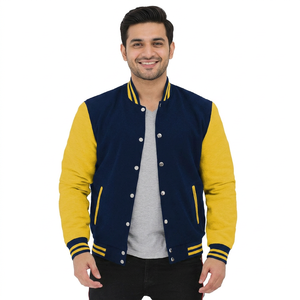 Competitive Price Men's Varsity <b>Jackets</b> Professional logo Printed Top Fashion for Men's CollegeBaseballjacket for men - Product Image 1