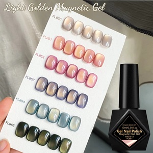 10ml Soft Golden Glass Cat Magnetic <b>Gel</b> Polish for Punk Style Water-light <b>Nail</b> Art <b>Gel</b> Varnis Gold Glitter Soak Off UV LED <b>Gel</b> - Product Image 4
