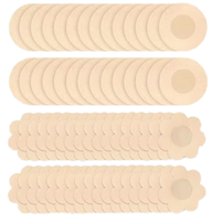 Cache-tétons jetables en coton fantaisie, pasties sexy, pétales de poitrine, lingerie, patchs pour tétons, cache-tétons non réutilisables