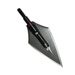 Tir à l'arc Arrow Breadheads Chasse Embouts à vis noirs Têtes de flèche HB 2 lames 145gr et 160gr Points de chasse en acier inoxydable HB - Product Image 3