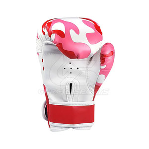 Gants de boxe professionnels de qualité supérieure % cuir, logo personnalisé, élégants, imperméables, respirants, pour arts martiaux - Product Image 4