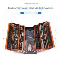 Ensemble d'outils professionnels de 85 pièces, clés à douille, clés à cliquet, outils combinés, kits d'outils pour la réparation à domicile