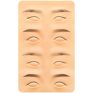 Venta caliente 3D ceja delineador de ojos tatuaje silicona práctica piel látex maquillaje permanente piel Microblading Kit de práctica - Product Image 1