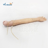 Modelo Avanzado de Entrenamiento para Inyecciones Intravenosas en el Brazo con Bomba Circulatoria para Laboratorio de Enfermería, con Certificaciones CE, ISO, ROHS y CNAS