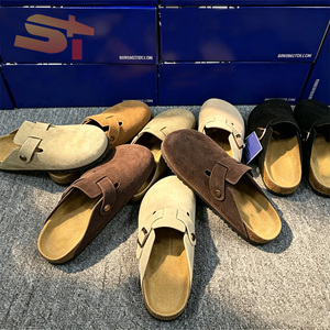 Pantofole con Cappuccio in Pelle a Suola Spessa Stile Giapponese Vintage SIKE per Uomo e Donna, <span class=keywords><strong>Scarpe</strong></span> Versatili a Fondo Piatto, Stivali di Sicurezza - Product Image 1