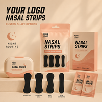 Bandes nasales respirantes personnalisées OEM, anti-ronflement, patch nasal sportif pour une meilleure respiration pendant le sommeil
