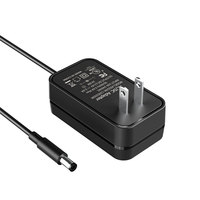 Adaptateur secteur 12V 2A, norme américaine, 24W, haute qualité, certifié FCC, alimentation murale