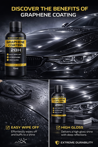 GRAPHONEX Carzonex 28H Revestimiento de Grafeno con Acabado Hidrofóbico y Brillante para Cuidado Profesional del Automóvil (70ml, Caducidad de 10 Años) - Product Image 3