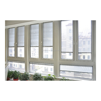 BBGWINDOOR Stores à lamelles de haute qualité, cadre en alliage d'aluminium, acier inoxydable, ouverture battante, design moderne, insonorisant, anti-corrosion