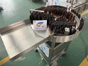 Mesa Giratoria Automática para Llenado de Botellas de Vidrio Redondas de 100 ml, 500 ml y 1000 ml con Pulverizador para Jarabe - Product Image 6