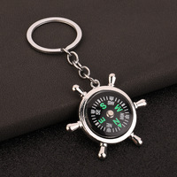 Llavero Creativo con Forma de Volante y Brújula, Colgante para Llavero, Regalo para Eventos Empresariales