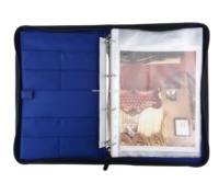 Porte-documents en cuir A4 personnalisé avec logo en relief, étanche, en tissu, avec porte-passeport et porte-cartes de visite