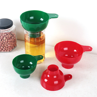 Entonnoir en plastique pour bocaux à large ouverture, idéal pour la mise en conserve de confitures et cornichons, disponible en grandes et petites tailles, ensemble d'entonnoirs de qualité alimentaire.