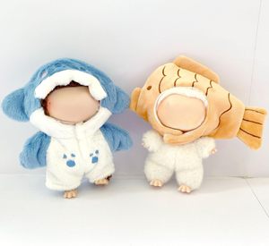 POP MART labubu ตุ๊กตาผ้าพลัฌ Labubu ขนาด15ซม. 17ซม. ลายสก๊อตน่ารักสไตล์ DIY ของเล่นชุดอุปกรณ์เสริมที่กำหนดเองขายส่ง - Product Image 2