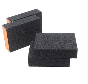 Bloques de lijado de espuma de 4 lados de primera calidad: esponjas abrasivas de óxido de aluminio <span class=keywords><strong>para</strong></span> pulir a mano madera y metal - Product Image 4