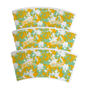 Chất lượng cao tùy chỉnh-thực hiện Cà Phê Cốc giấy hình quạt miếng - Product Image 4