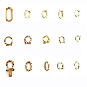 FineJewelryアクセサリーAu750GEMストーンジュエリーDIY所見コンポーネントピュアリアル18kゴールドユニバーサルコネクタバックルクラスプ - Product Image 1