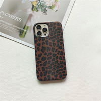Étui de téléphone à imprimé léopard tendance pour iPhone 14 12 11 Pro Max 8 7 6 6S Plus X XS MAX 5 5S SE XR