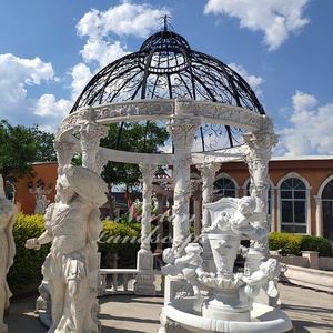 <span class=keywords><strong>Giardino</strong></span> esterno moderno prodotti in pietra grande intagliato a mano Gazebo in marmo <span class=keywords><strong>giardino</strong></span> pietra prezzo - Product Image 2