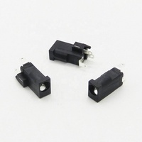 Mini prise d'alimentation horizontale femelle 3 broches 1,3 mm CC, connecteur d'alimentation pour mixeur haute vitesse, contact en laiton plaqué Ag, boîtier en nylon