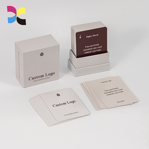 Carte da gioco domande di alta qualità per affermazione quotidiana Flash Card personalizzate per adulti giochi di carte - Product Image 2
