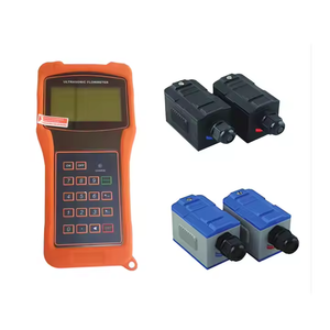 Portable <b>Clamp</b>-On Handheld Ultrasonic Oil Flowmeter Customizable OEM Water Flowmeter Price From China - Product Image 4
