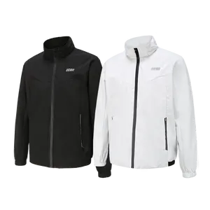 High Quality Wholesale Custom Logo Outdoor Soccer Jacket Waterproof Soft Shell Windbreaker For Men Sport Jacket