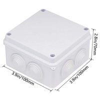 Boîtier Électronique Extérieur en Plastique ABS Personnalisé, Conception DIY, Prix Usine, Boîte de Jonction Étanche IP65, Boîte Électrique