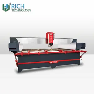 China supplier RICH 5 axis waterjet for metal cnc water jet cutter laser cutting machine