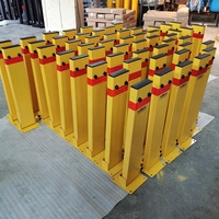 KAVASS Système de verrouillage interne à pivot pliable pliable pour le stationnement Borne de verrouillage avec base carrée