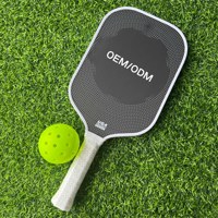 Palas de Pickleball Genesis TF1 de Fibra de Carbono Toray T700 con Núcleo Interno de Espuma de Alta Densidad de 16 mm de Grosor, Venta al Por Mayor OEM/ODM