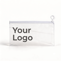 Sacs d'emballage cadeau en PVC de haute qualité, imperméables, avec impression d'écran personnalisée, logo, pierres précieuses, fermeture éclair
